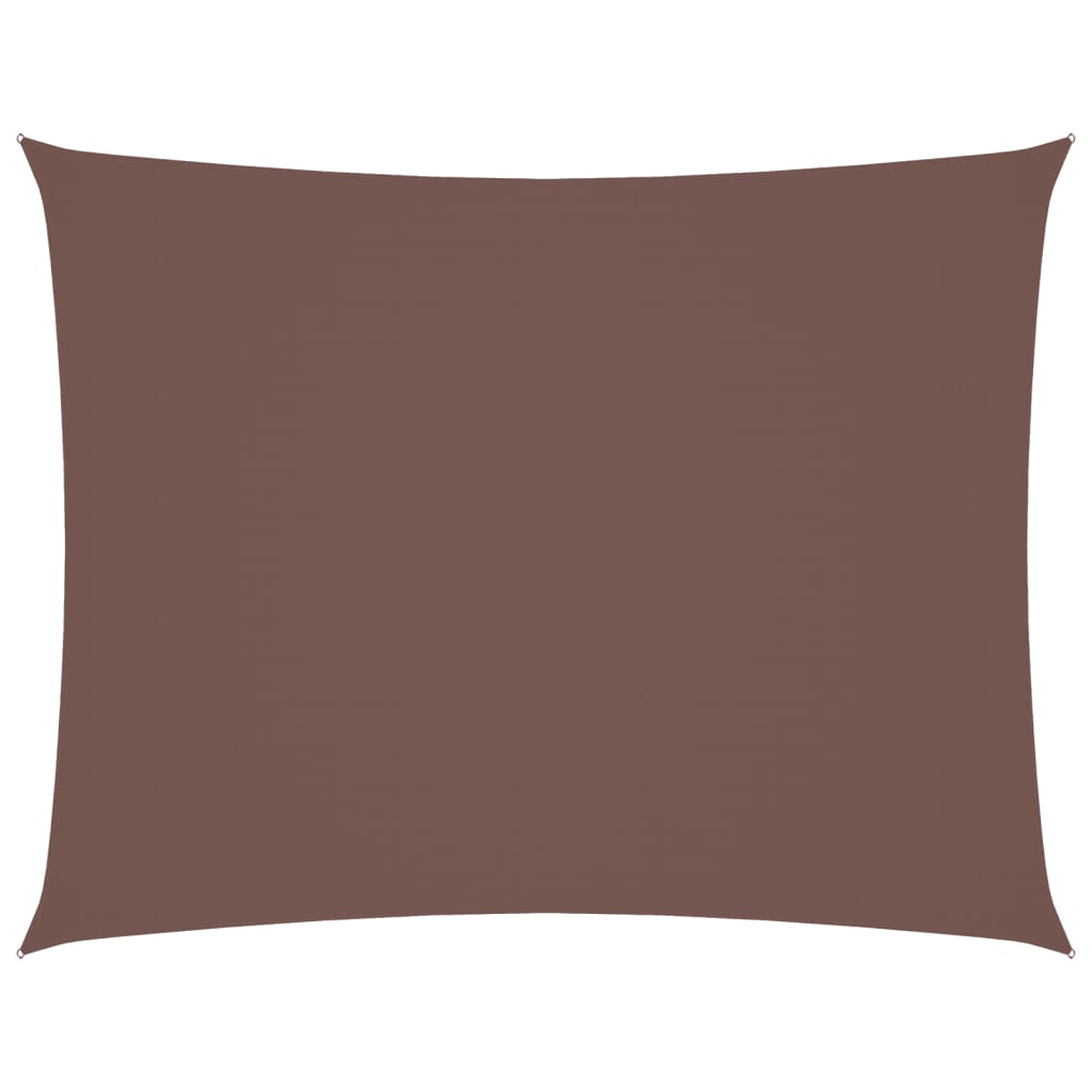 Vidaxl zonnescherm rechthoekig 3x4m oxford stof bruin