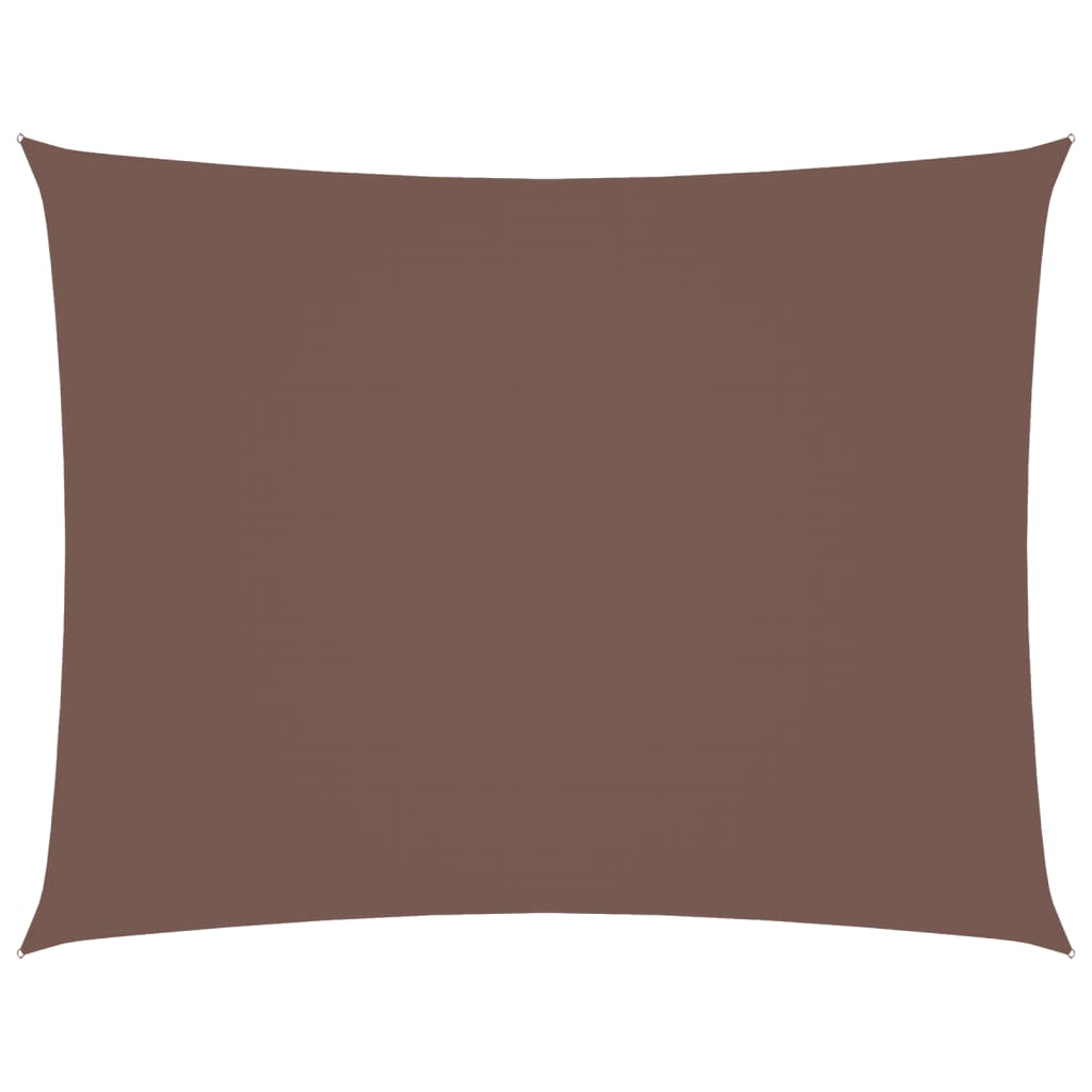 Vidaxl zonnescherm rechthoekig 3x4,5m oxford stof bruin