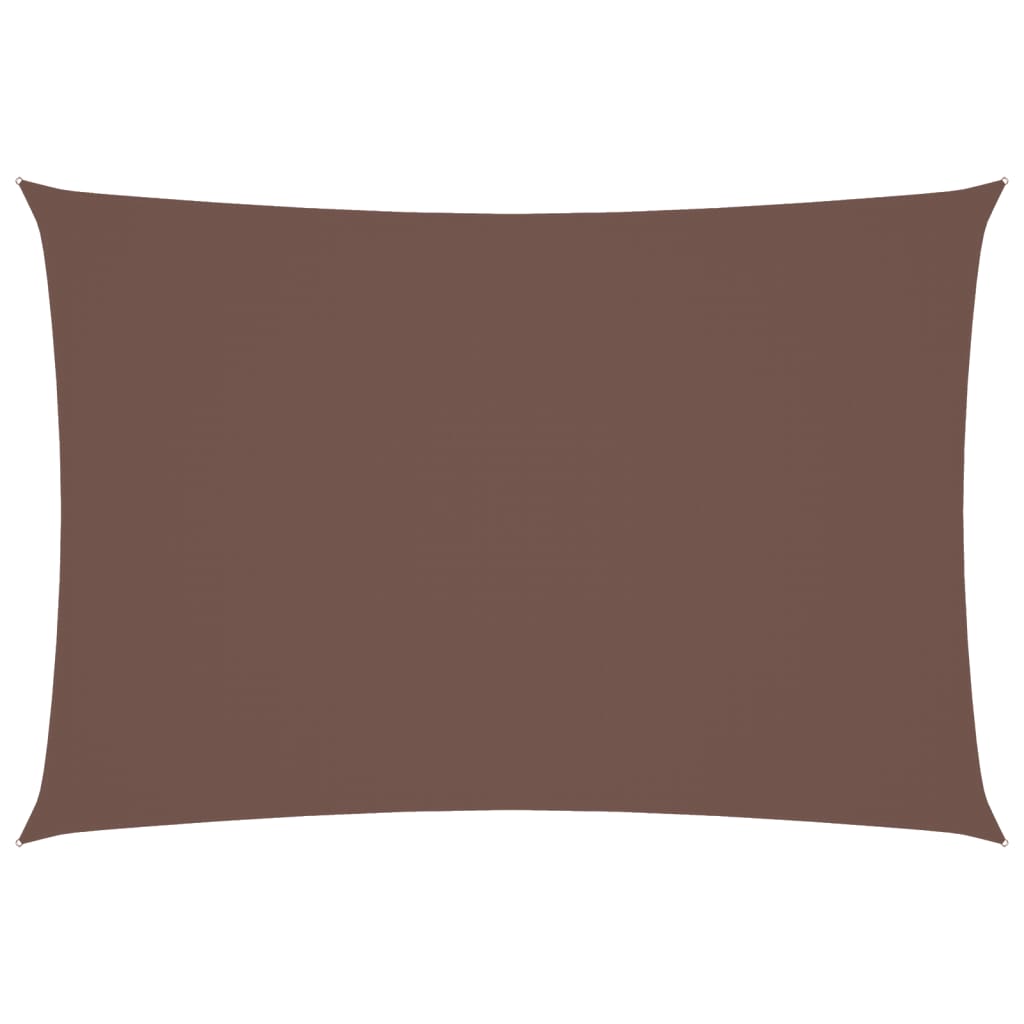 Vidaxl zonnescherm rechthoekig 3x5m oxford stof bruin