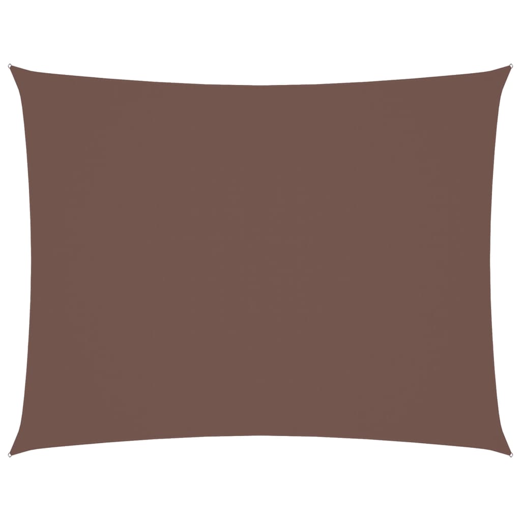 Vidaxl zonnescherm rechthoekig 3,5x5m oxford stof bruin