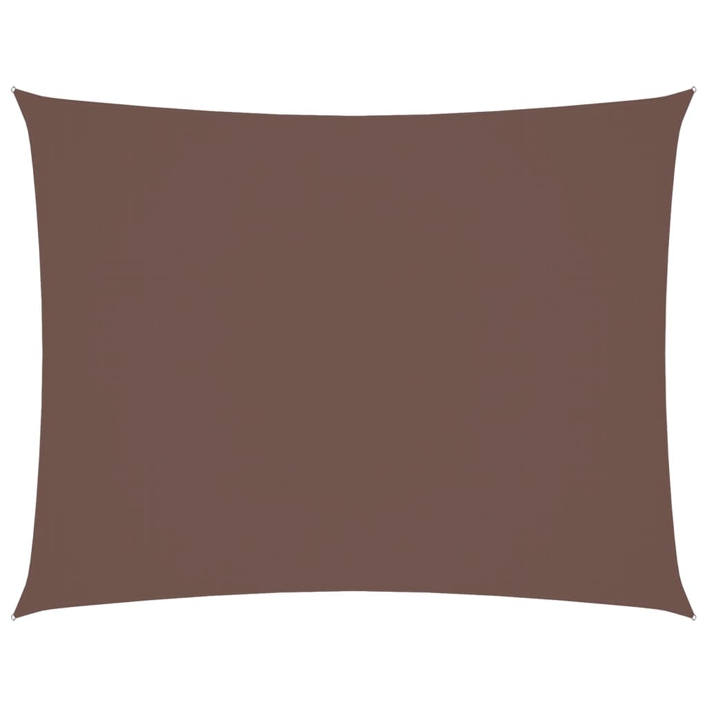 Vidaxl zonnescherm rechthoekig 5x7m oxford stof bruin