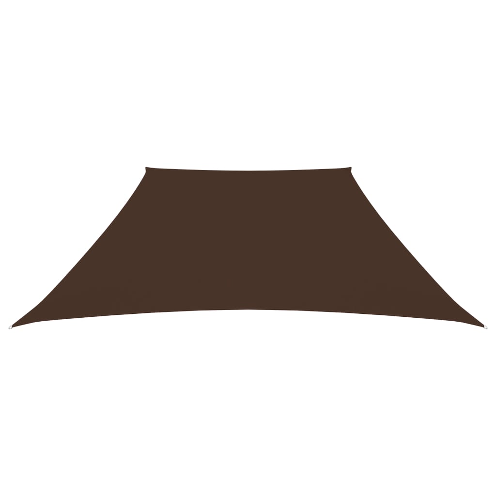 Vidaxl zonnescherm trapezium 3 4x3m oxford stof bruin