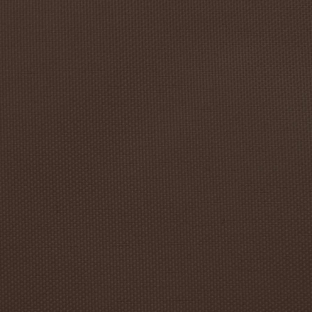 Vidaxl zonnezeil trapezium 3 5x4m oxford stof bruin
