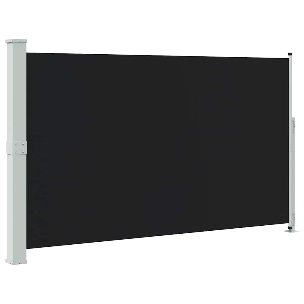 Vidaxl tuinscherm uittrekbaar 180x300 cm zwart