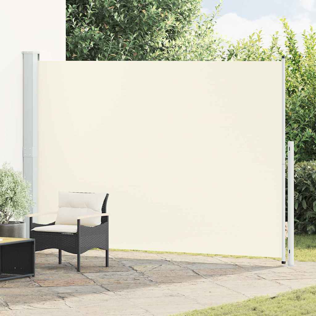 Vidaxl tuinscherm uittrekbaar 200x300 cm crème