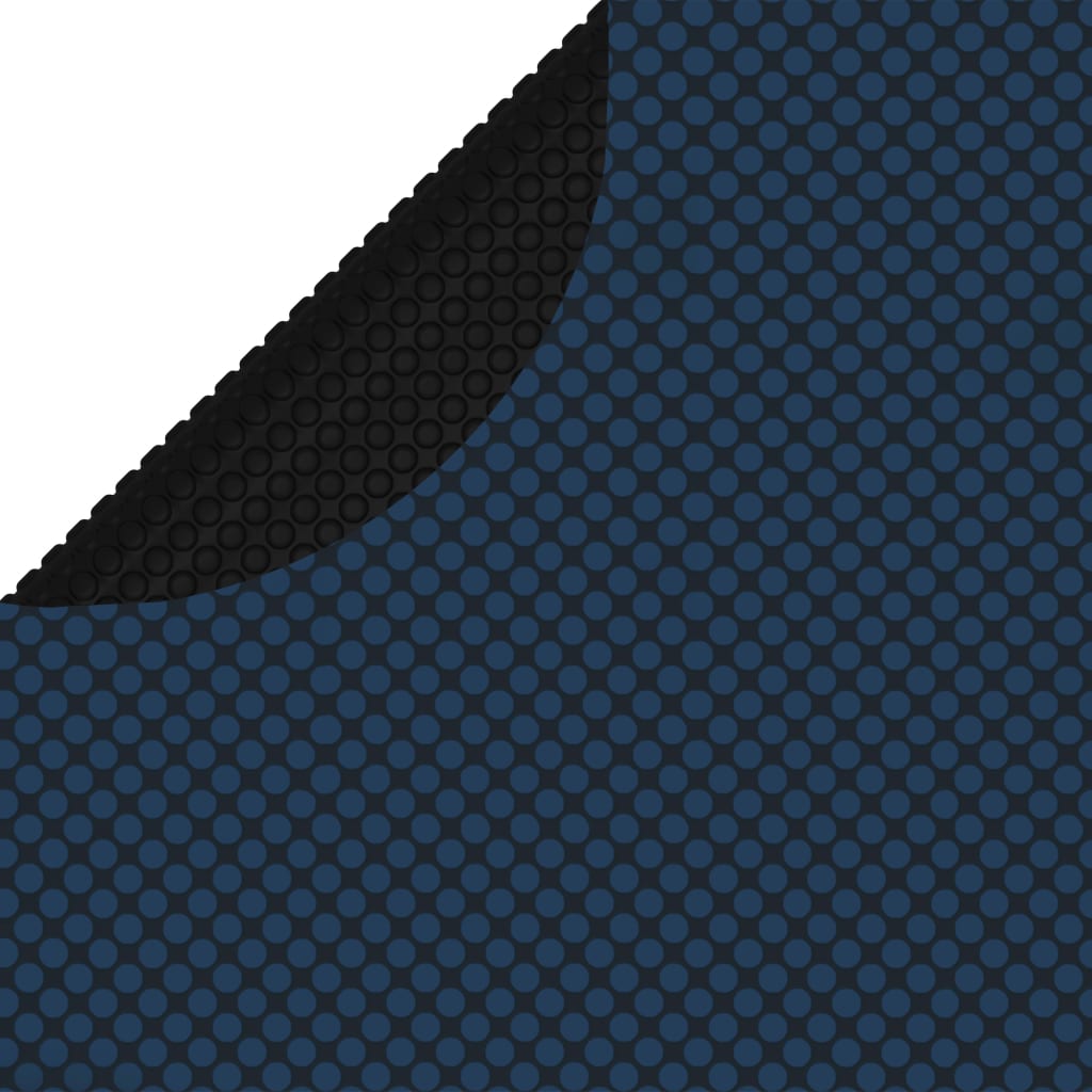 Vidaxl zwembadfolie solardrijvend 250 cm pe zwart en blauw