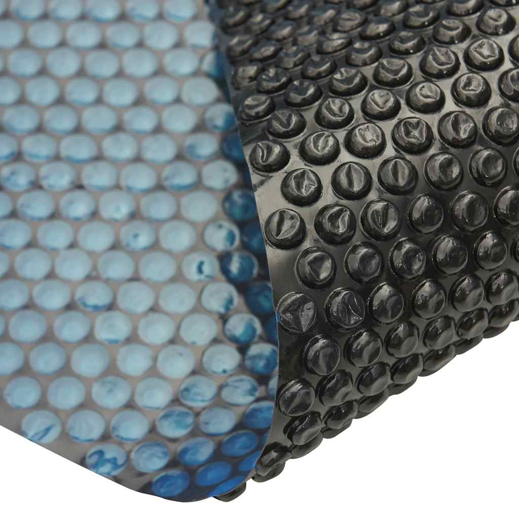 Vidaxl zwembadfolie solar drijvend 732x366 cm pe zwart en blauw