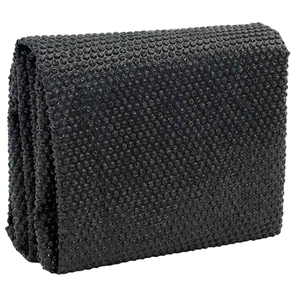Vidaxl zwembadfolie solar drijvend 488x244 cm pe zwart en blauw