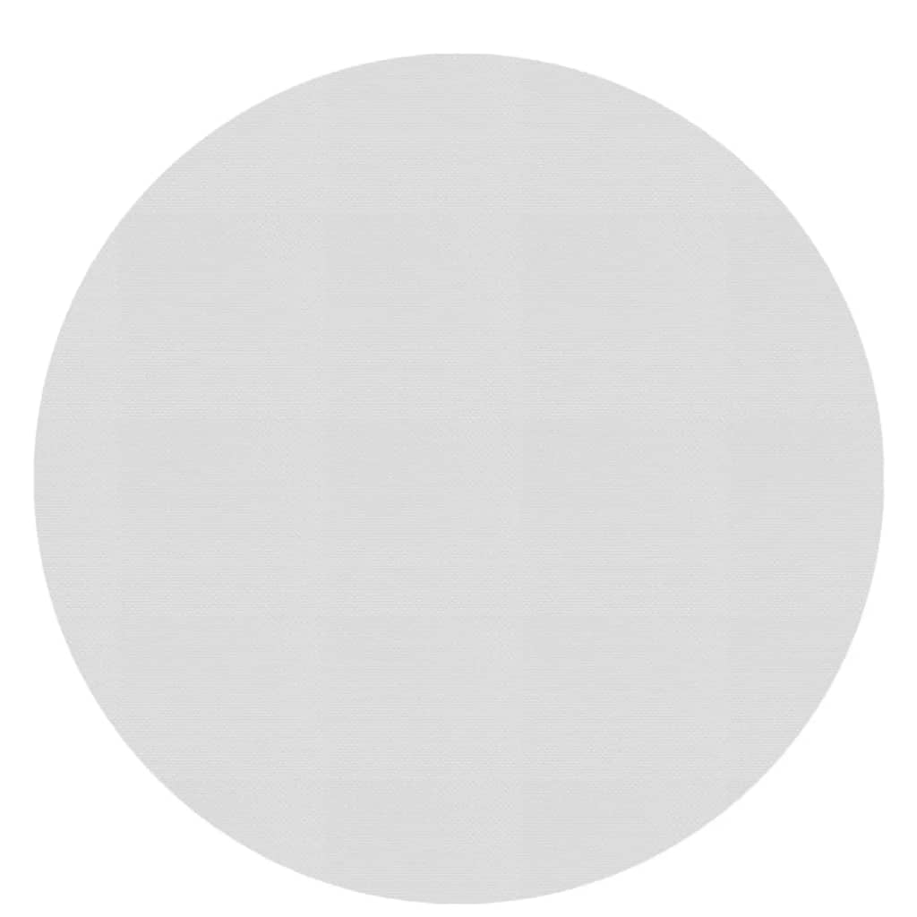 VidaXL Zwembadfolie solardrijvend 250 cm PE grijs
