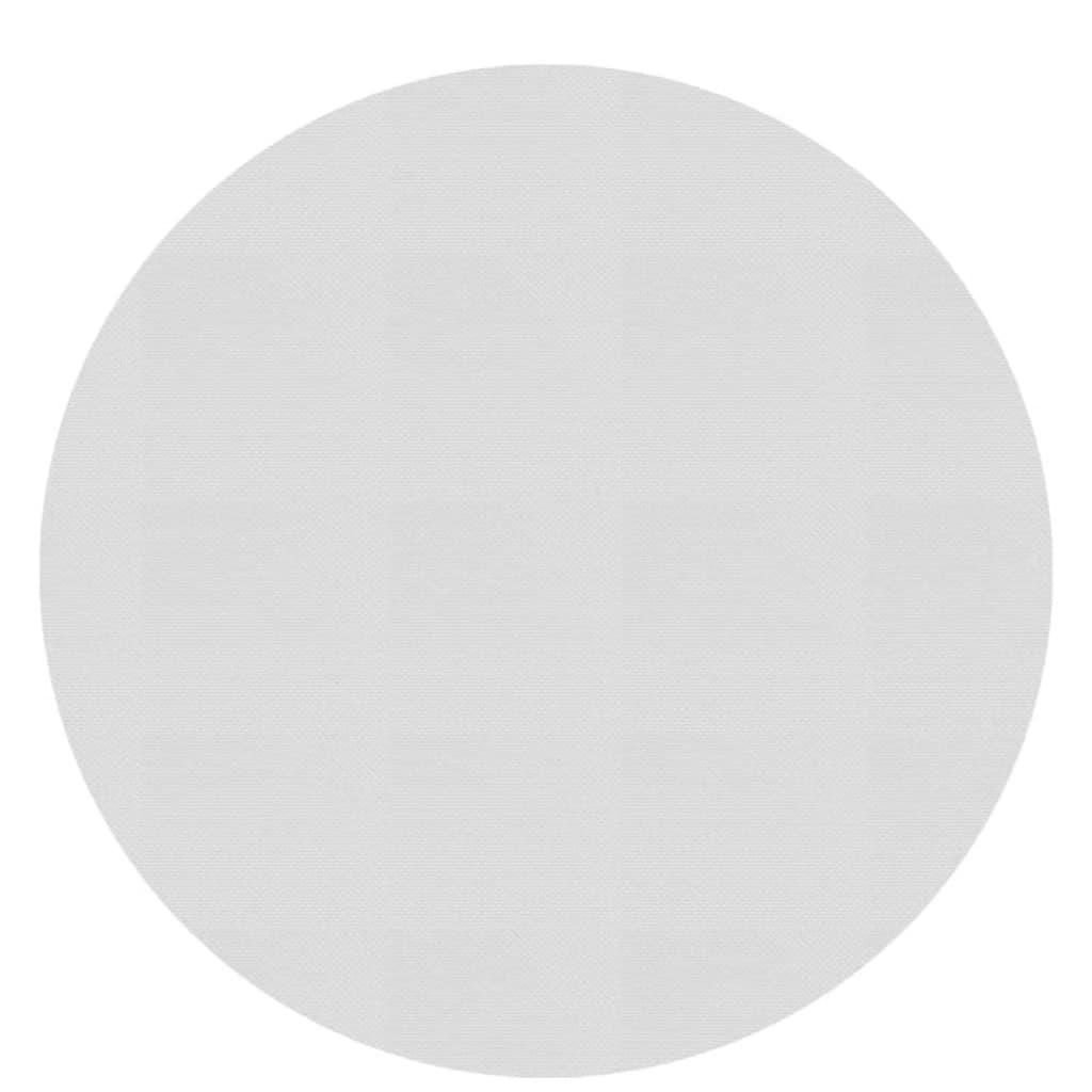 Vidaxl zwembadfolie solardrijvend 300 cm pe grijs