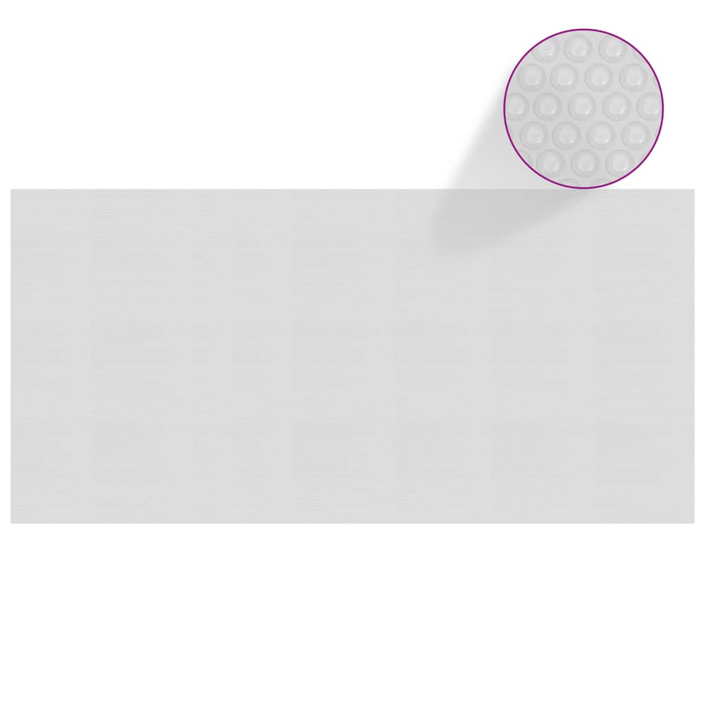 Vidaxl zwembadfolie solardrijvend 450x220 cm pe grijs