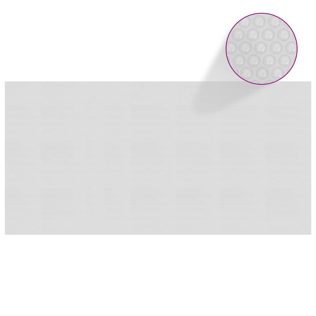 Vidaxl zwembadfolie solardrijvend 549x274 cm pe grijs
