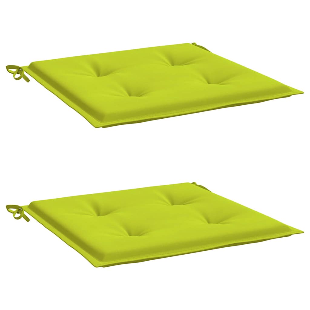 Vidaxl tuinstoelkussens 2 st 50x50x4 cm oxford stof felgroen