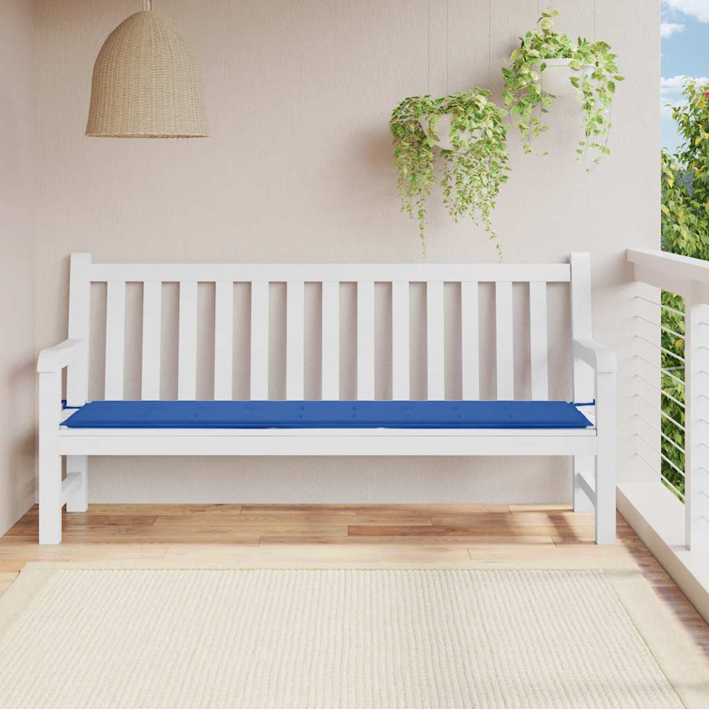 Vidaxl tuinbankkussen 200x50x4 cm oxford stof koningsblauw