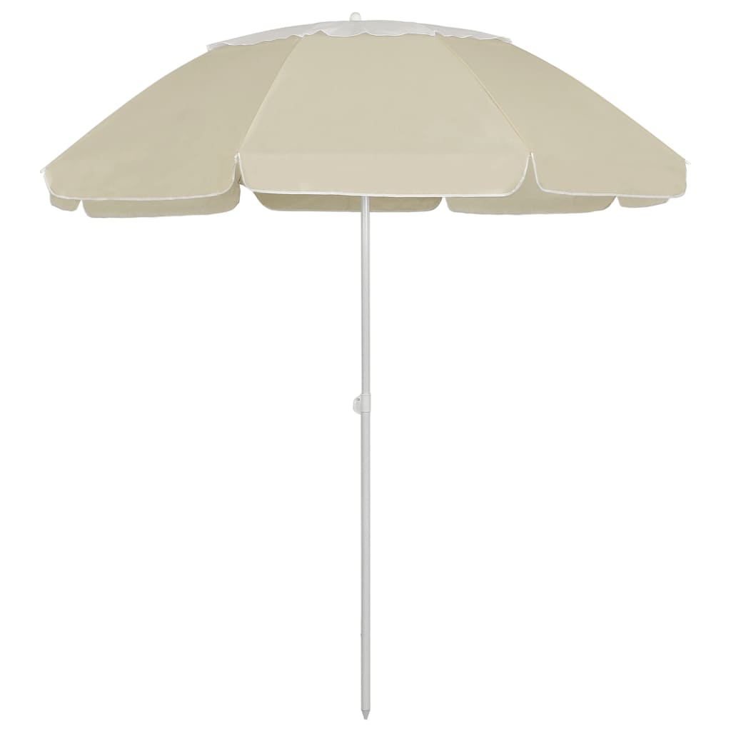 Vidaxl strandparasol 300 cm zandgeel