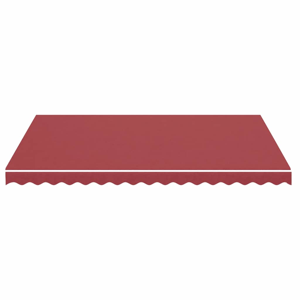 Vidaxl vervangingsdoek voor luifel 4x3 m bordeauxrood