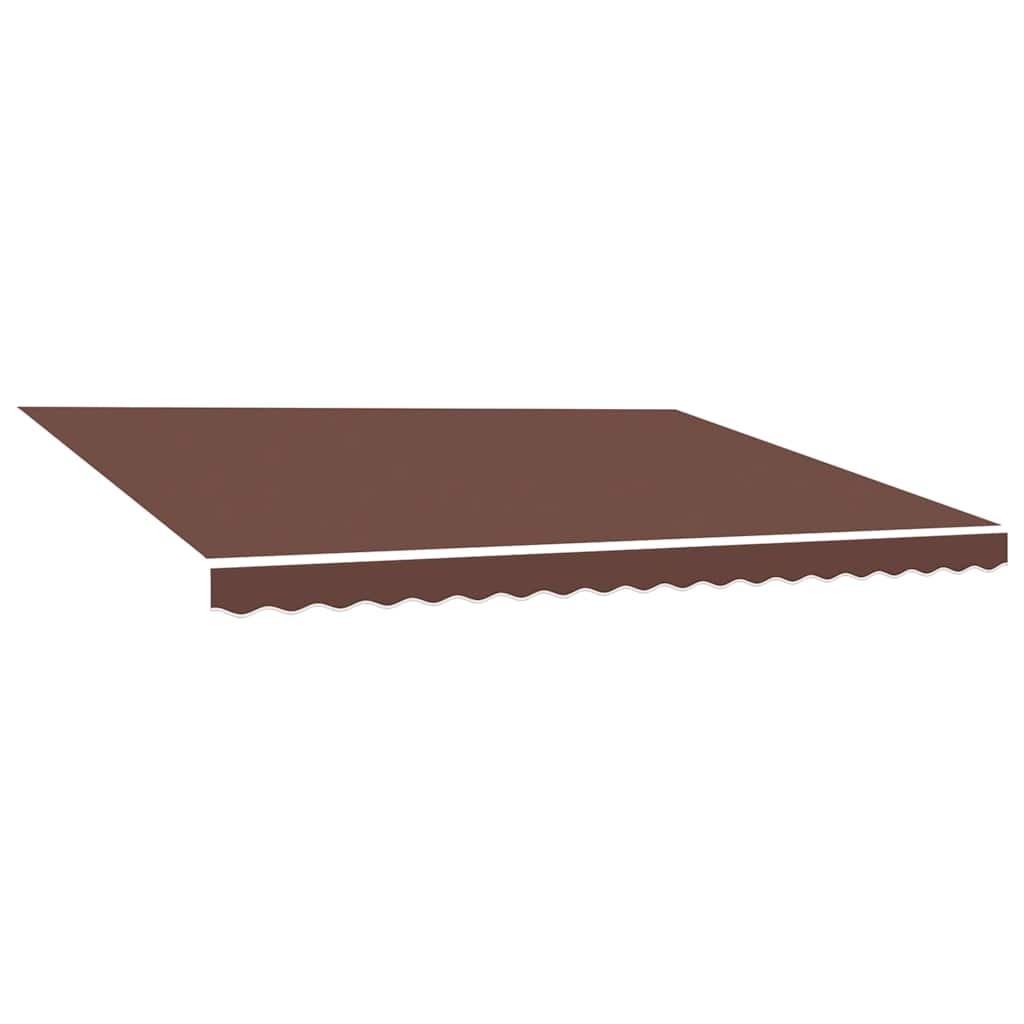 Vidaxl vervangingsdoek voor luifel 400x300 cm polyester bruin