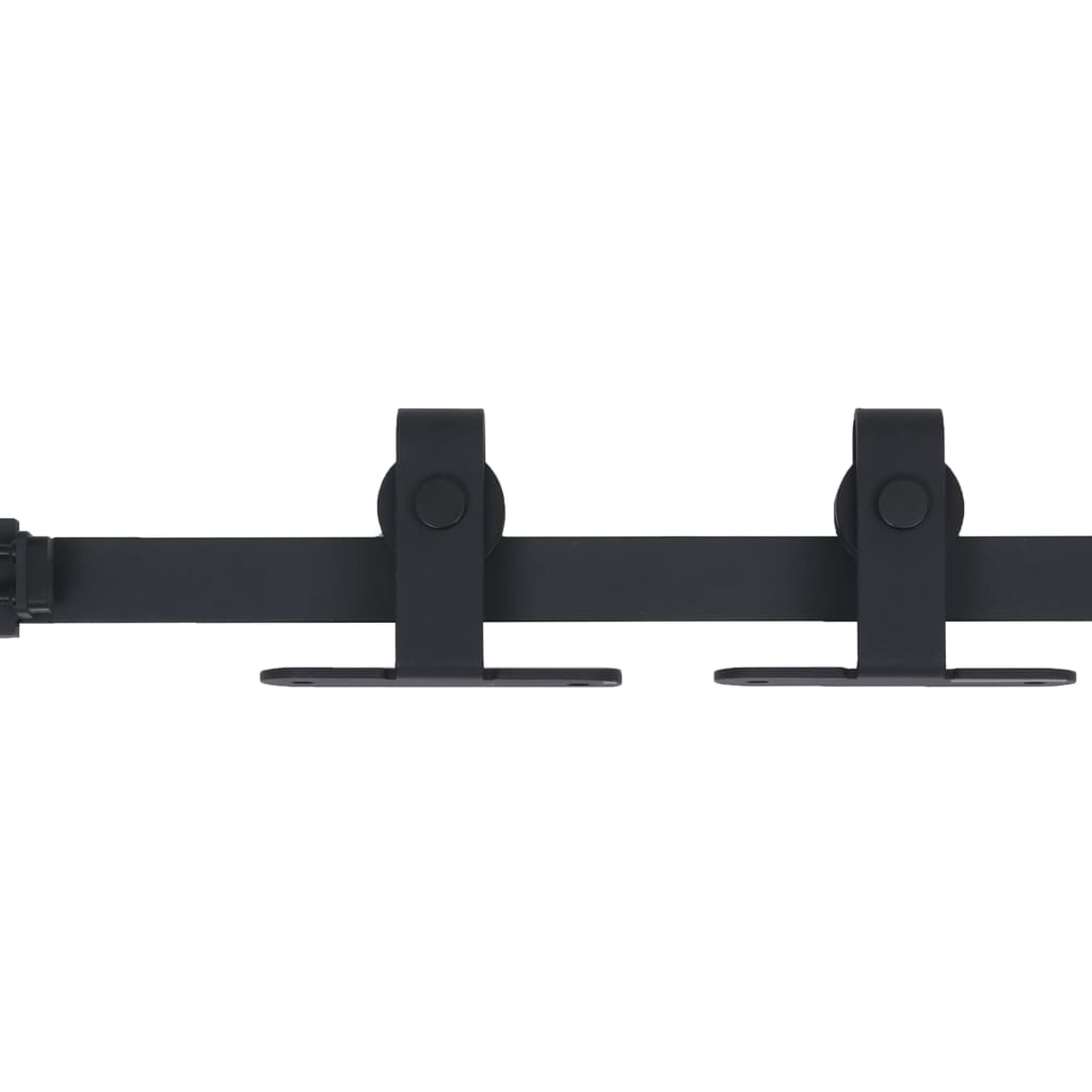 Vidaxl ophangset voor minischuifdeur 183 cm koolstofstaal