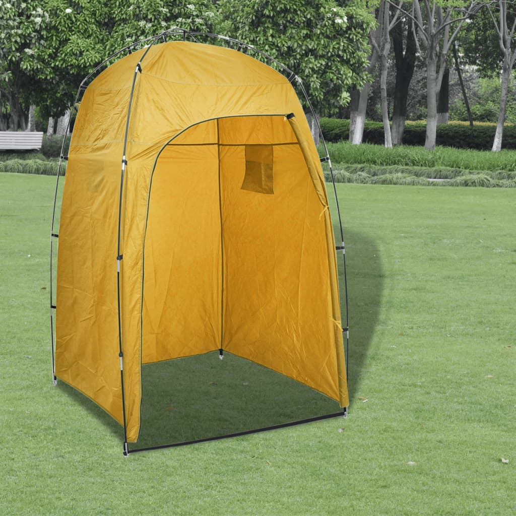 Vidaxl douche- wc- omkleedtent geel