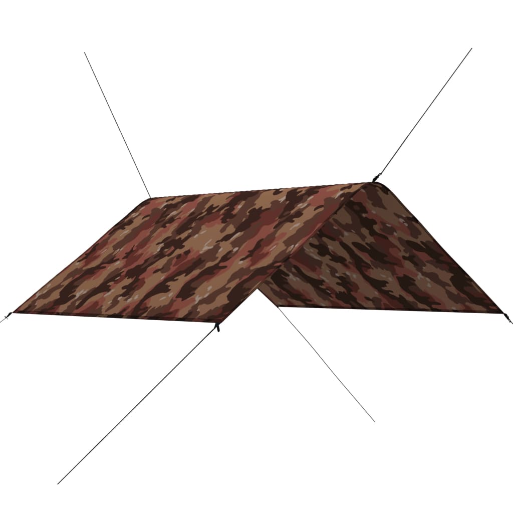Vidaxl afdekzeil 3x2,85m camouflage
