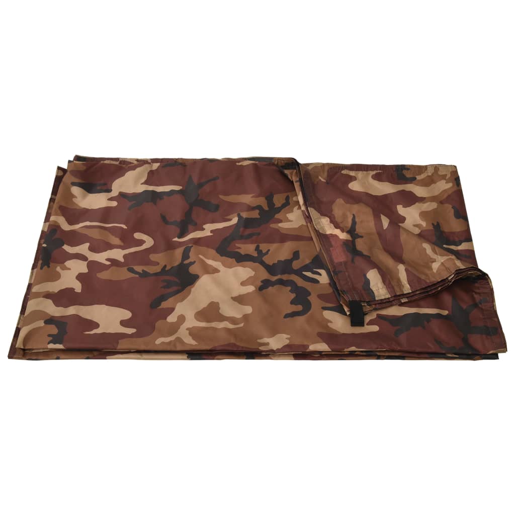 Vidaxl afdekzeil 3x2,85m camouflage
