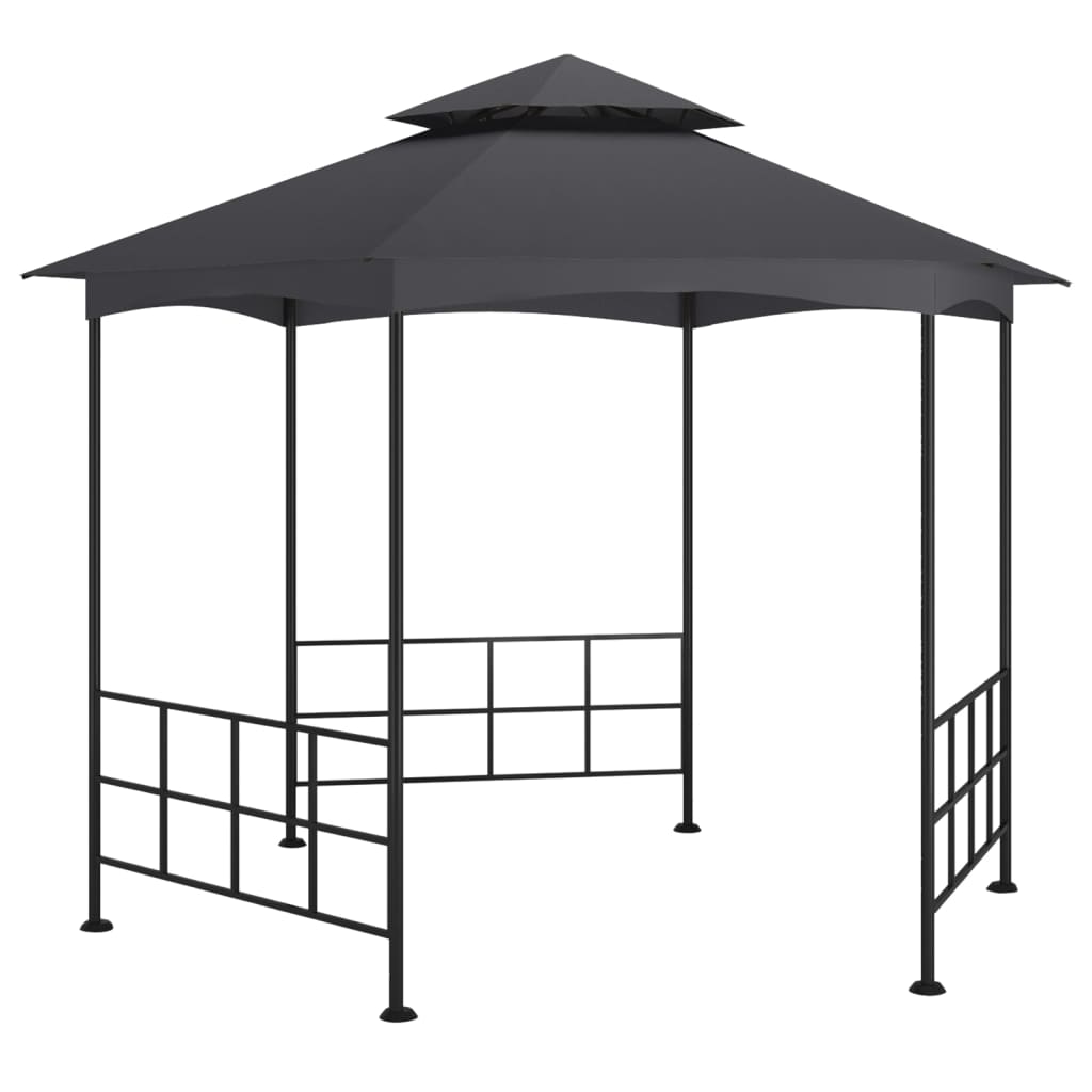 Vidaxl prieel met zijwanden 3,1x2,7m antracietkleurig