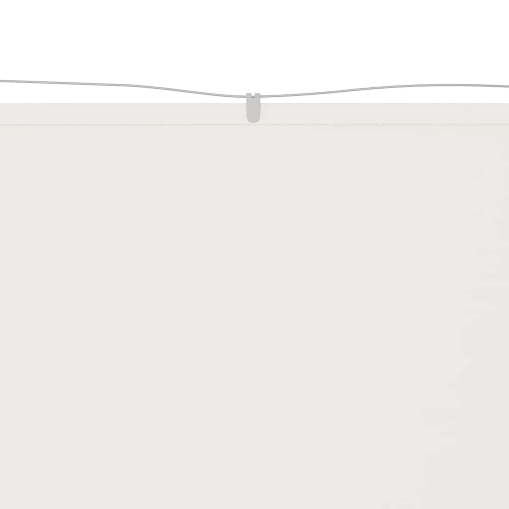 Vidaxl luifel verticaal 60x1200 cm oxford stof wit