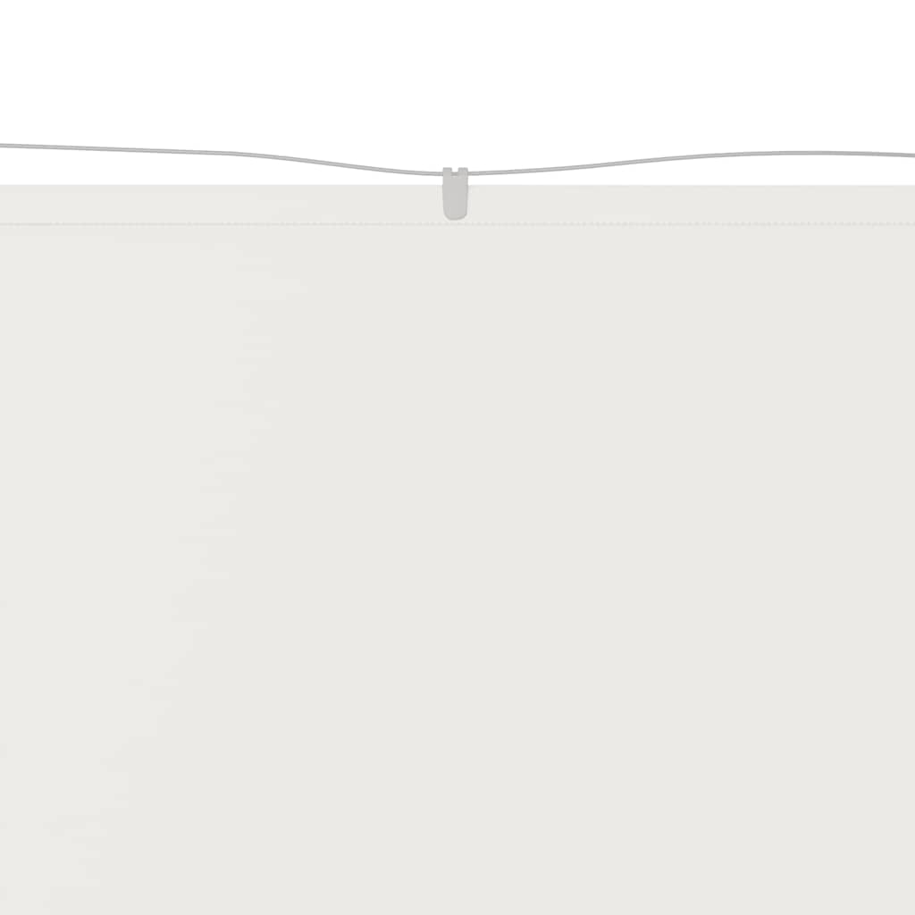 Vidaxl luifel verticaal 100x1200 cm oxford stof wit