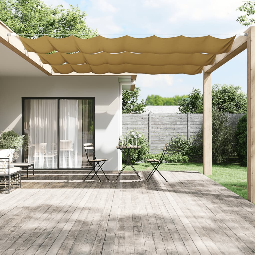 VidaXL Luifel verticaal 100x360 cm oxford stof beige