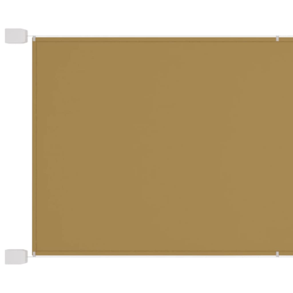Vidaxl luifel verticaal 200x420 cm oxford stof beige