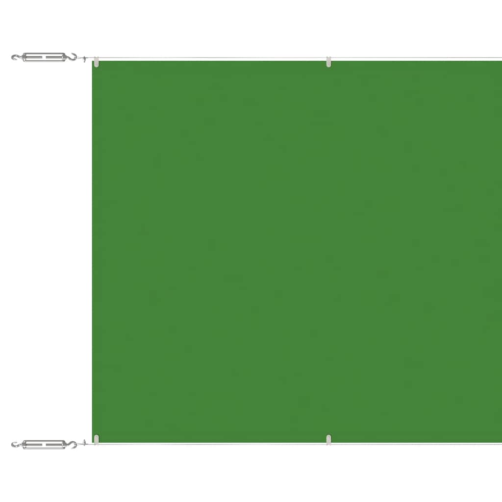 Vidaxl luifel verticaal 100x1200 cm oxford stof lichtgroen
