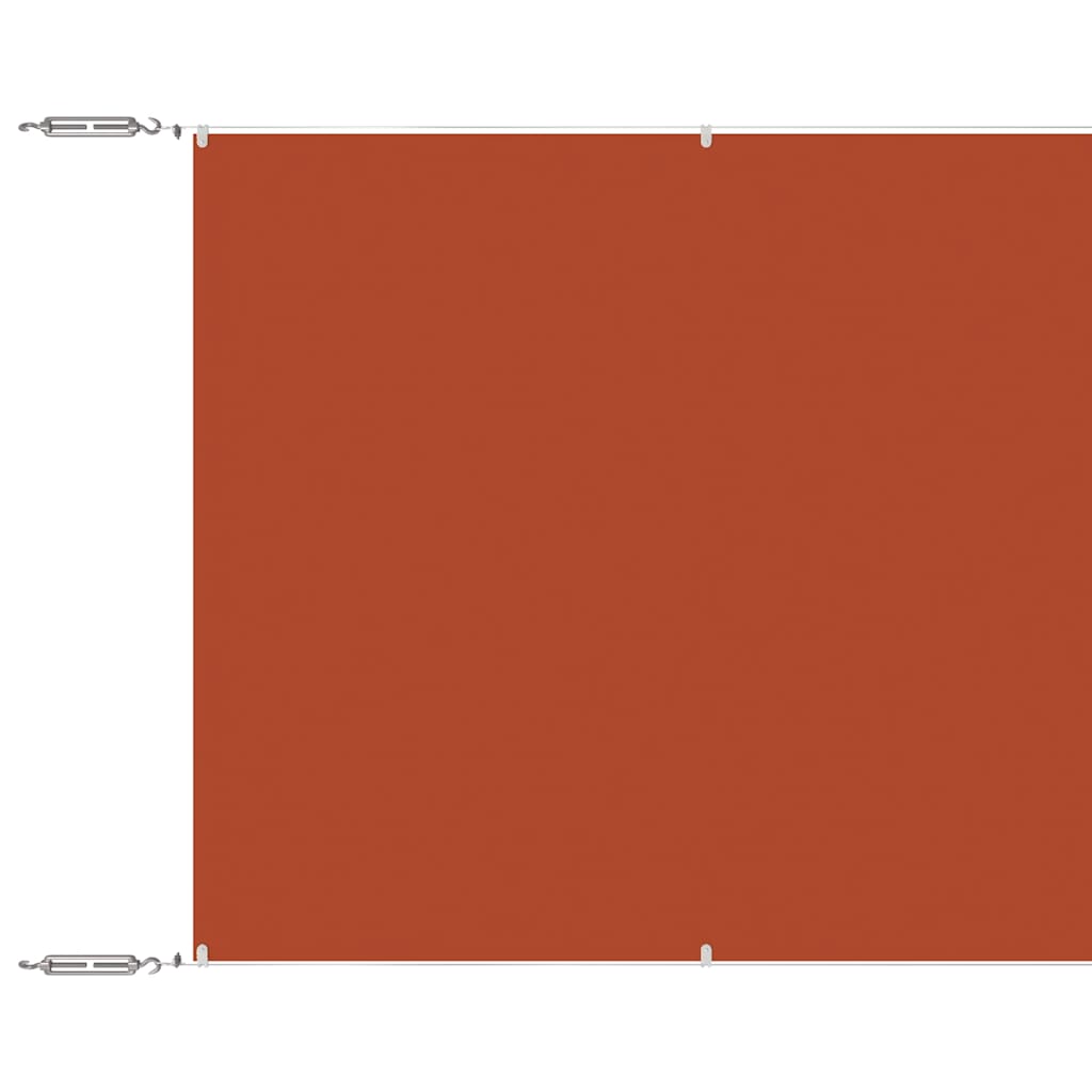 Vidaxl luifel verticaal 60x800 cm oxford stof terracottakleurig