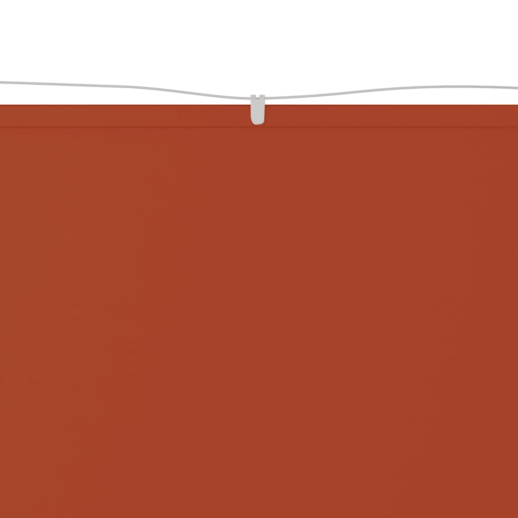 Vidaxl luifel verticaal 140x600 cm oxford stof terracottakleurig