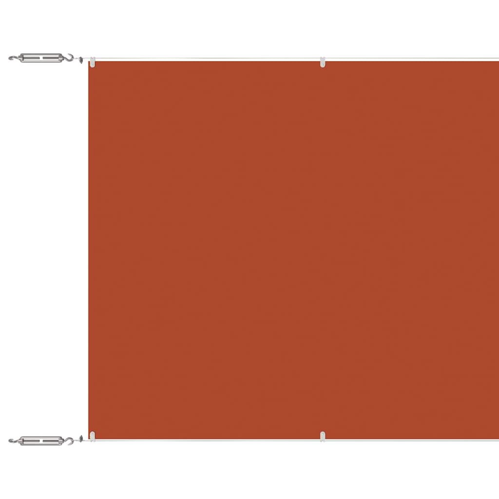 Vidaxl luifel verticaal 180x1000 cm oxford stof terracottakleurig