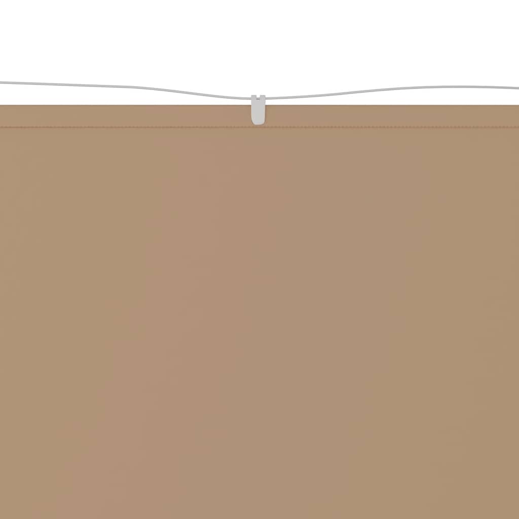Vidaxl luifel verticaal 140x600 cm oxford stof taupe