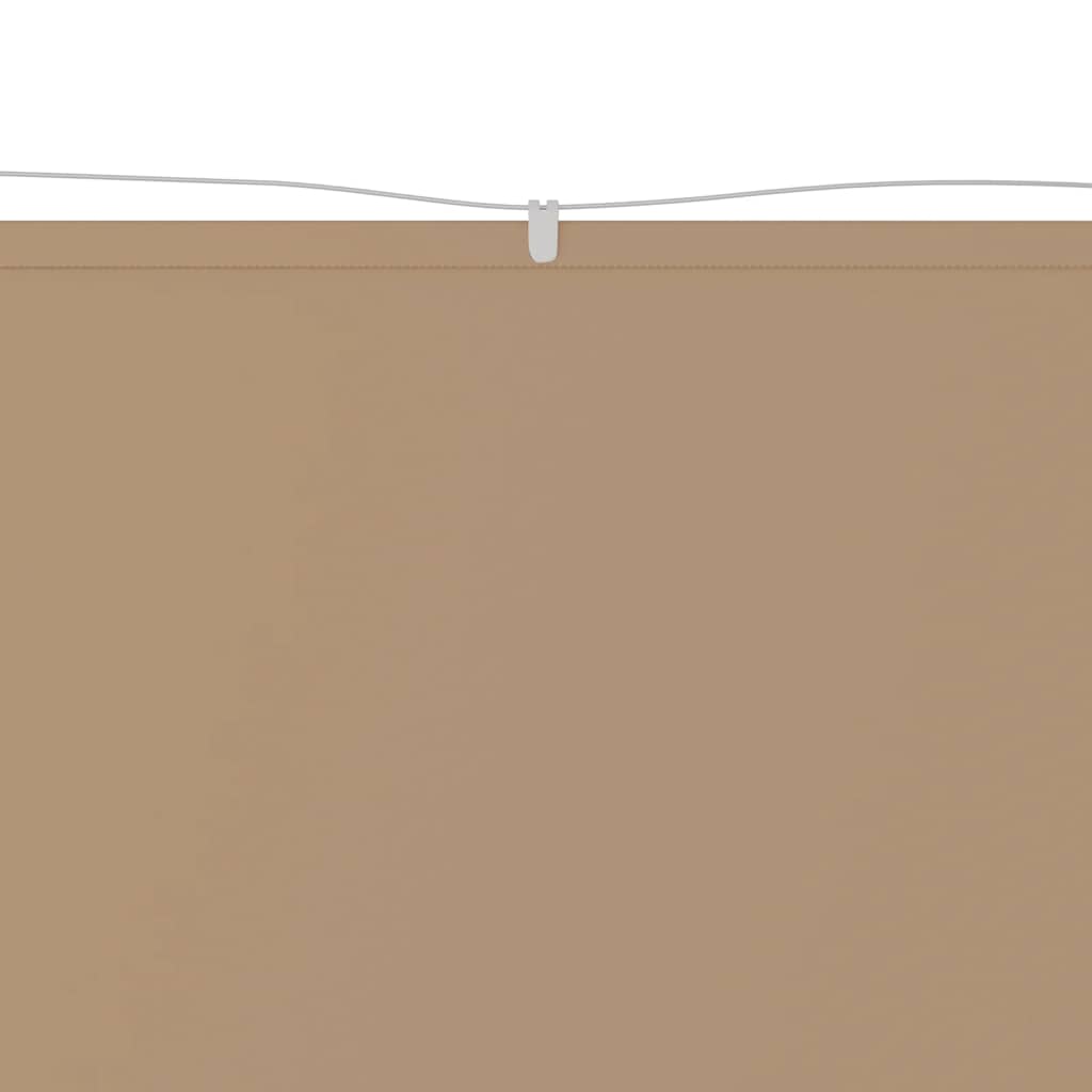 Vidaxl luifel verticaal 180x1200 cm oxford stof taupe