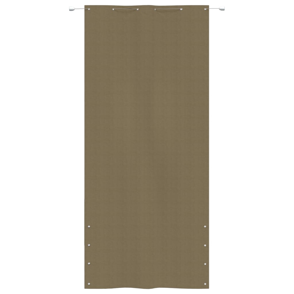 VidaXL Balkonscherm 120x240 cm oxford stof taupe