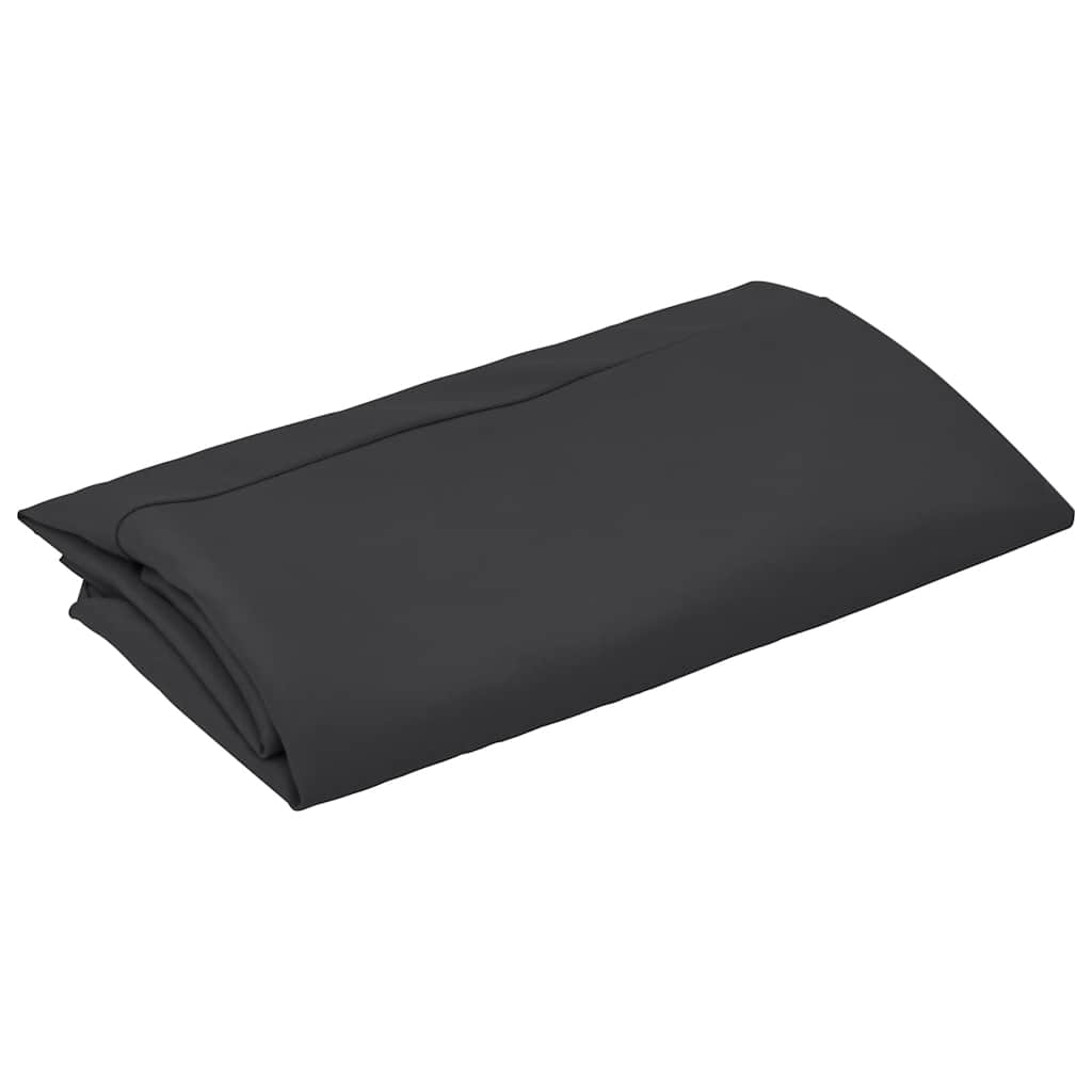 VidaXL vervangingsdoek voor zweefparasol 350 cm zwart
