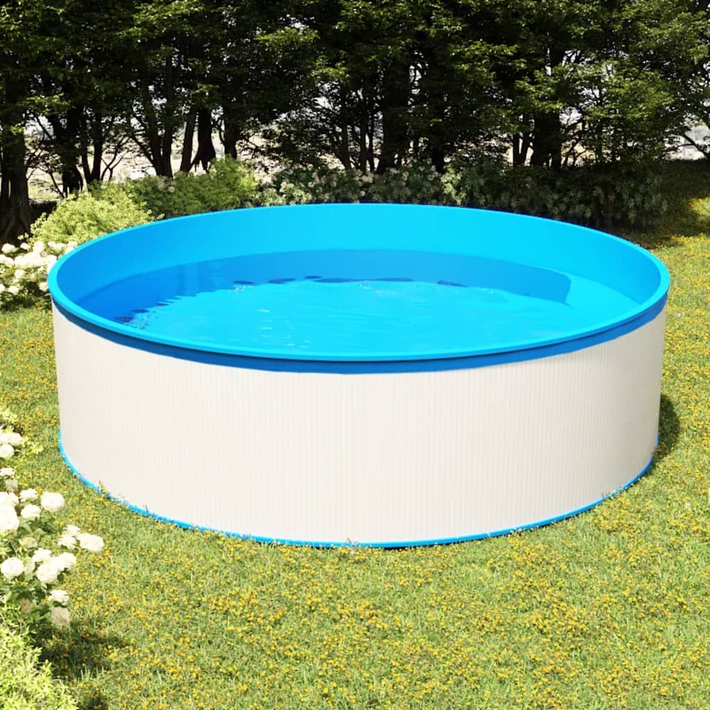 VidaXL Splasher zwembad 350x90 cm wit