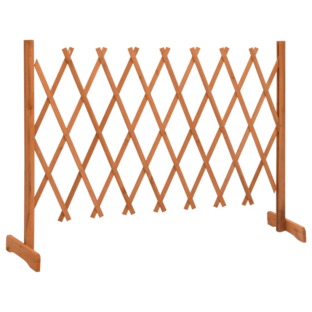 Vidaxl tuinlatwerk 150x80 cm massief vuurhout oranje