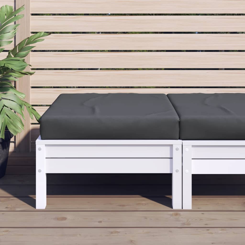 Vidaxl palletkussen 60x60x6 cm oxford stof antracietkleurig