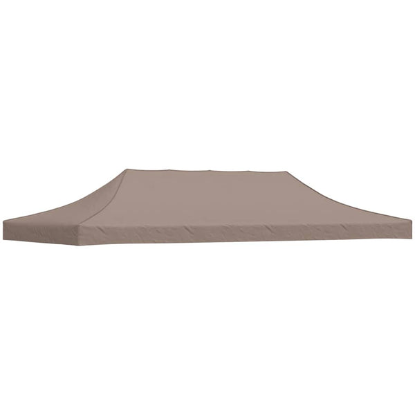 Vidaxl partytentdak 270 g m² 6x3 m taupe