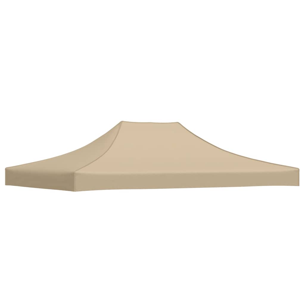 Vidaxl partytentdak 270 g m² 4x3 m beige