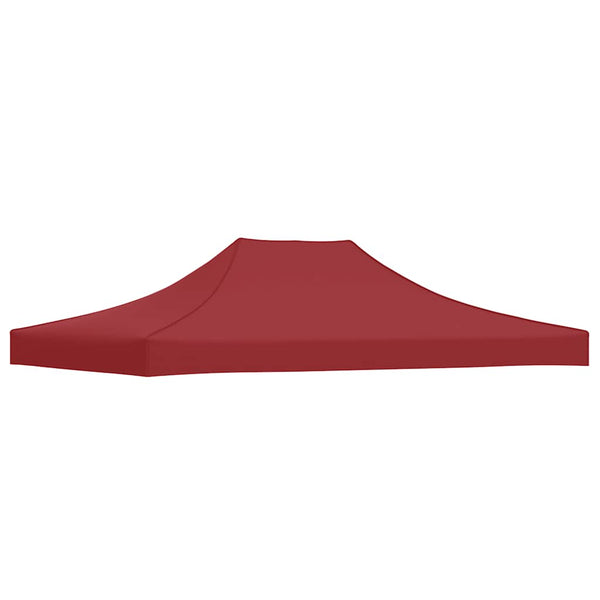 Vidaxl partytentdak 270 g m² 4x3 m bordeauxrood