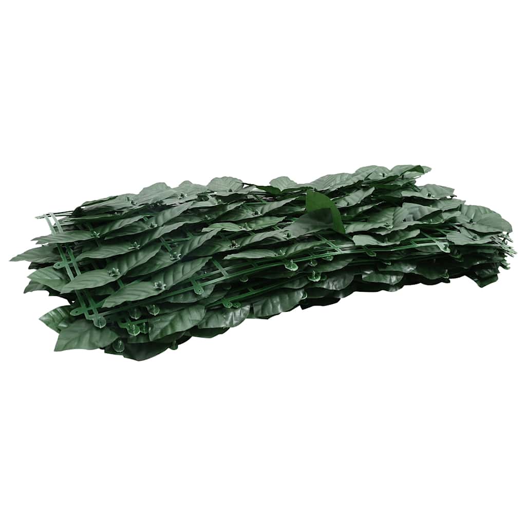Vidaxl balkonscherm met donkergroene bladeren 400x100 cm
