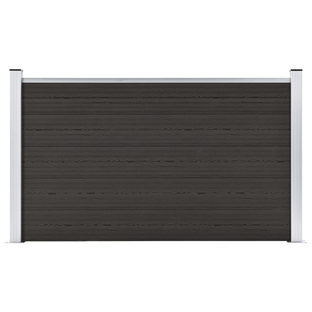 Vidaxl beschermpaneel 180x105 cm hkc zwart