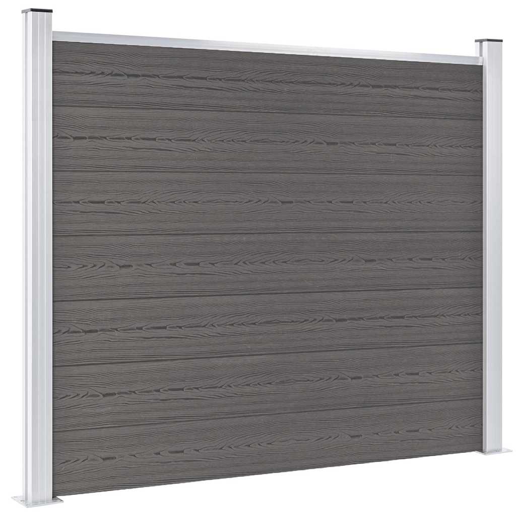 Vidaxl beschermpaneel 180x146 cm hkc grijs