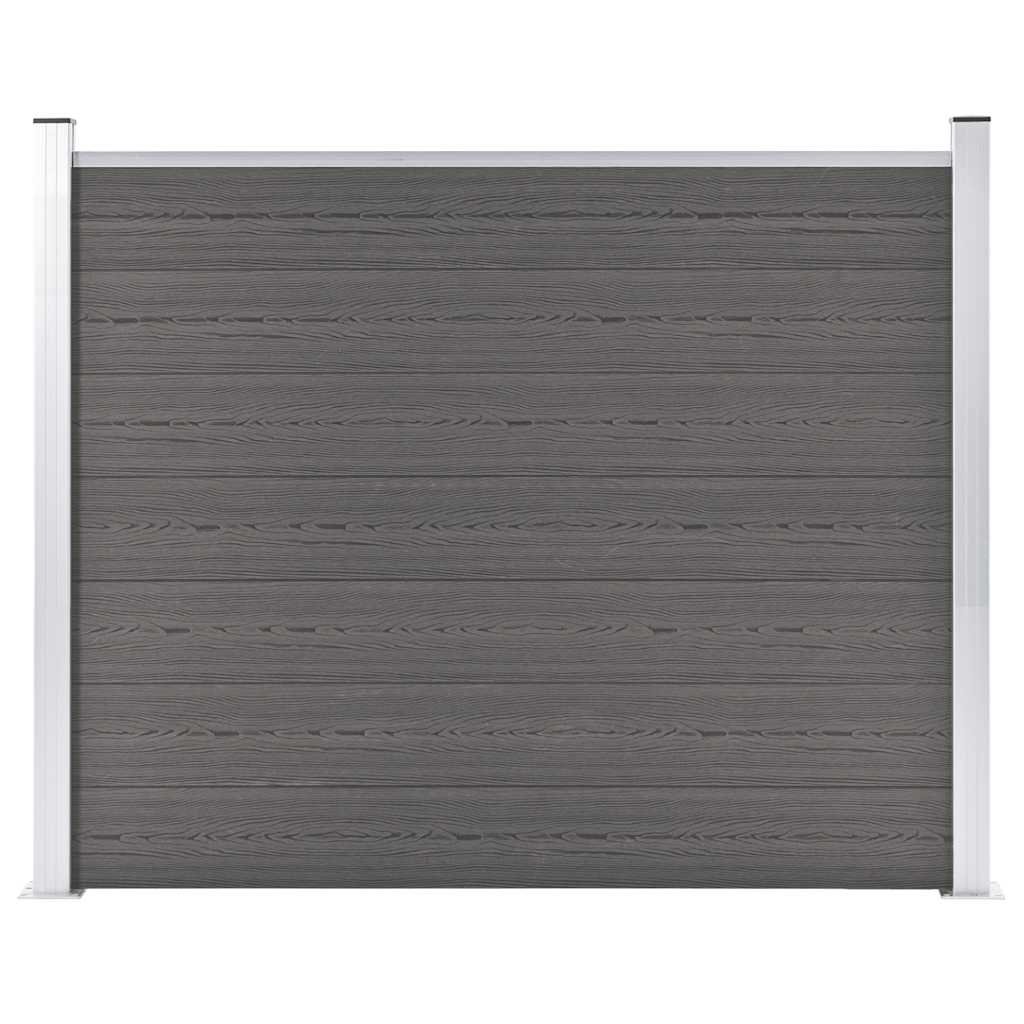 Vidaxl beschermpaneel 180x146 cm hkc grijs