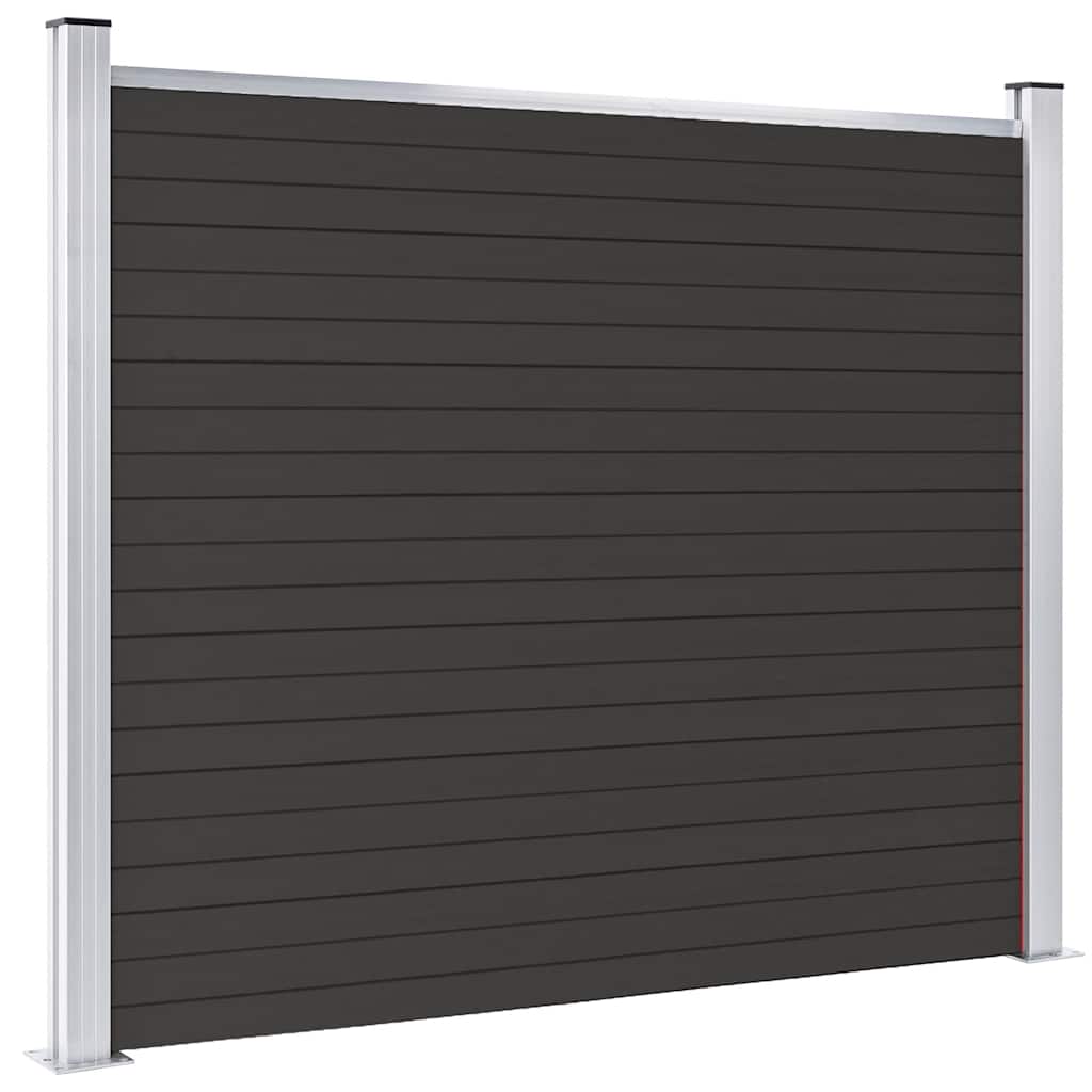Vidaxl beschermpaneel 180x146 cm hkc zwart