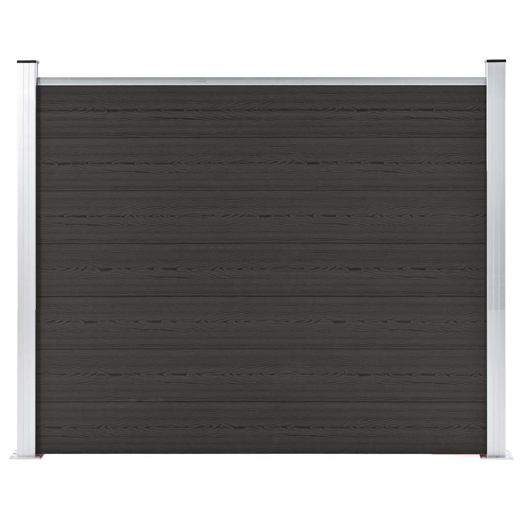Vidaxl beschermpaneel 180x146 cm hkc zwart
